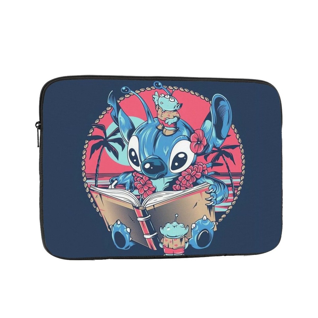 Stitch Cute Cartoon Laptop Bolsa Tablet 10/13/15 Polegadas Para Homens ...