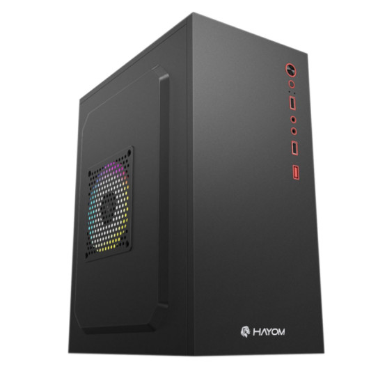 GABINETE OFFICE MICRO ATX PRETO SEM FONTE GB1750 HAYOM