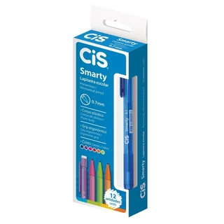 Lapiseira Cis Smarty 0.7mm com Borracha - Embalagem com 12 unidades em Oferta na Shopee