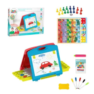 Lousa Magica Maleta 2 em 1 Play e Learn Multikids - BR1215 em Oferta na Shopee