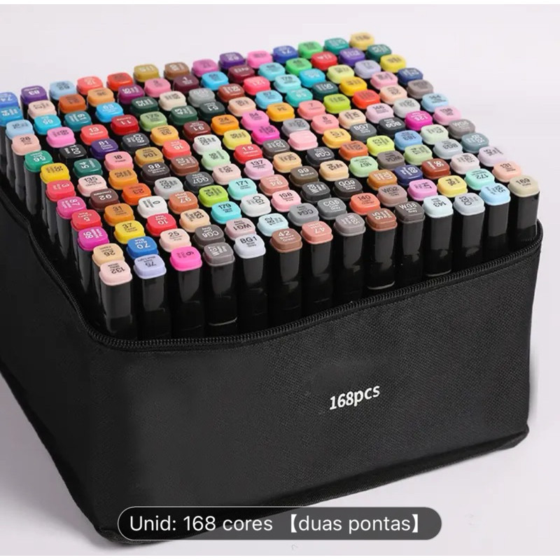 262 / 204 / 168 TOUCH Marker Pen Case com Suporte para Caneta de