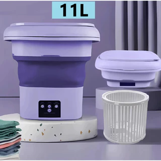 Mini máquina de lavar roupa dobrável portátil automática roupa de viagem rápido pequena roupas