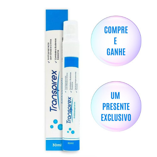 Transpirex Desodorante Spray Antitranspirante Hiperidrose | Shopee Brasil
