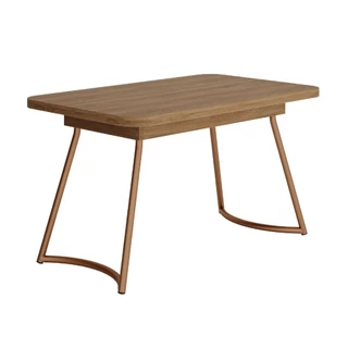 Mesa Toscana 4 lugares Carraro Nogal c/ Rosê em Oferta na Shopee