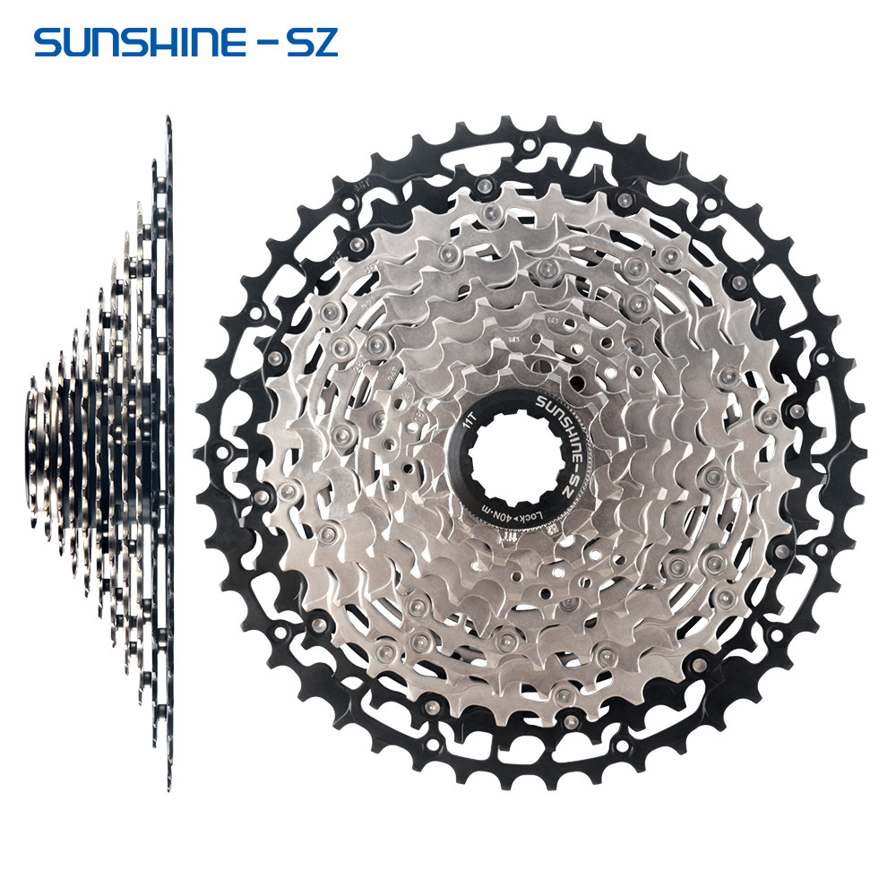 IS 52号 浪費 Sunshine-sz Ultraleve MTB Bicicleta Cassete Volante 9/10/11/12