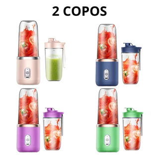Espremedor Elétrico Mini Liquidificador Portátil 6 Lâminas De Suco lemon em Oferta na Shopee