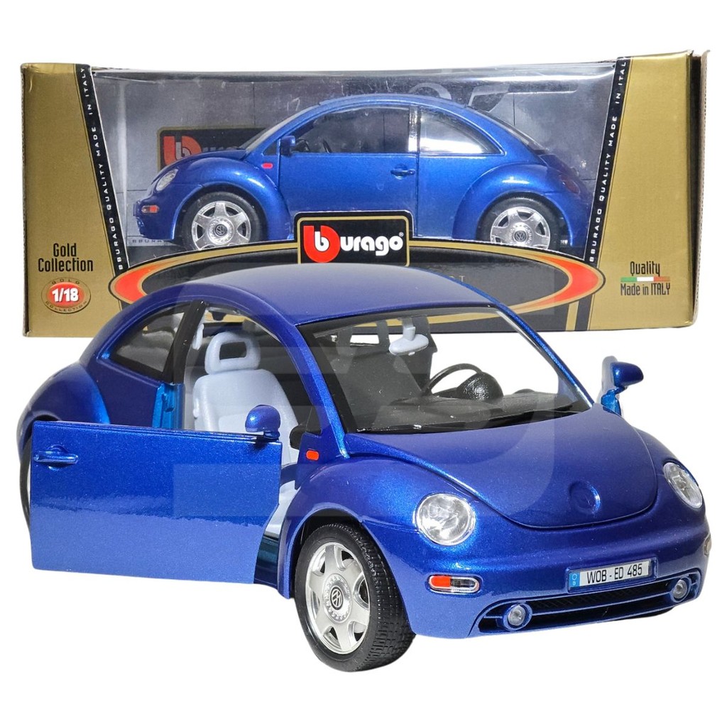 ミニカー VW New Beetle Convertible 1:18 Miniatura Ferro Volkswagen New Beetle 1998 25cm 1/18 Bburago
