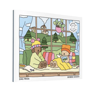 Dias frios (Fall-Winter)   Livro de colorir oficial Bobbie Goods em Oferta na Shopee