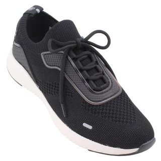 Tênis Tricot Preto Feminino AF3221 - Usaflex em Oferta na Shopee