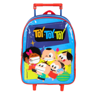Mini Mochila De Rodinhas Escolar Infantil Creche Mônica Toy em Oferta na Shopee