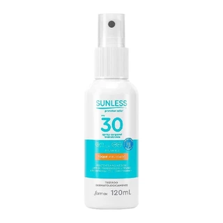 Protetor Solar Sunless Spray FPS 30 Translúcido 120ml em Oferta na Shopee