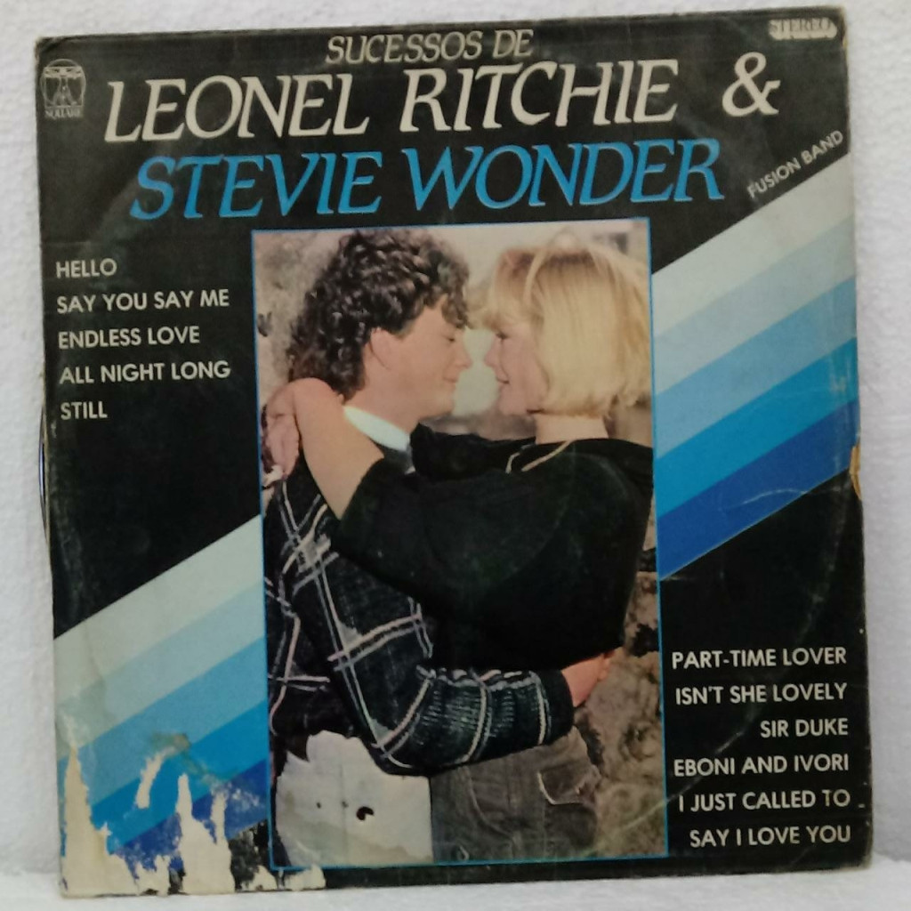 LP Vinil: LP SUCESSOS DE LEONEL RITCHIE E STEVIE WONDER de LP SUCESSOS ...
