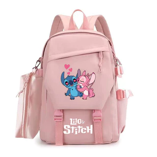 Stitch Mochila Escolar Infantil , Material , Estudantes Do Ensino Fundamental Médio , Mas