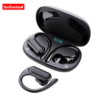 Senbenbao A520 Fones De Ouvido Sem Fio Deep Bass , IPX5 À Prova D'água , Bluetooth 5.3 Sports TWS True Wireless Earbuds 