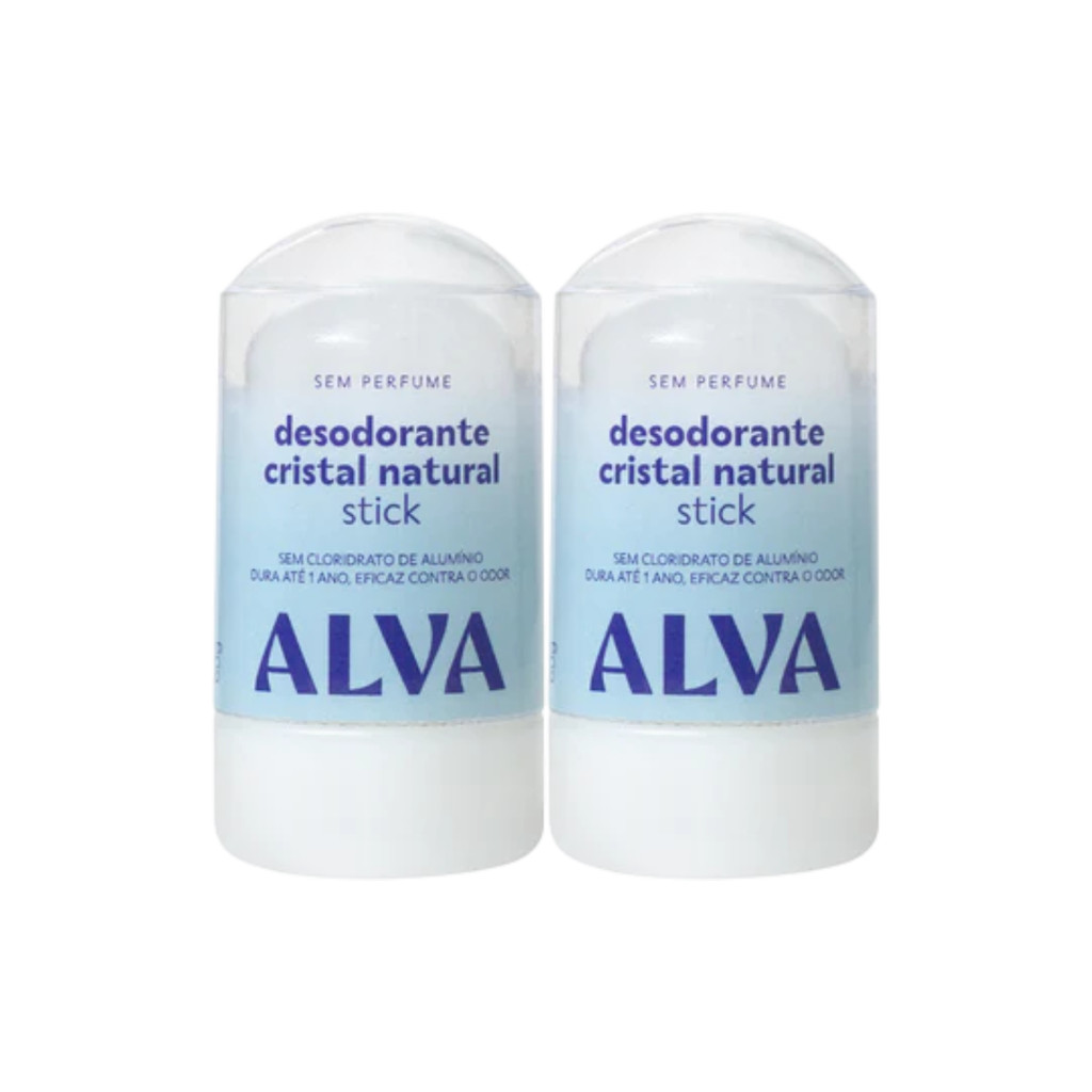 Desodorante Alva Cristal - 60g e 120g - Alva
