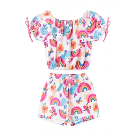Conjunto infantil feminino Ciganinha Arco-íris