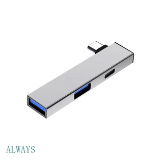 ALW Speed Type C Hub Para + 2 Adaptador Extensão USB USB3 0 USB2 0 Compatibilidade