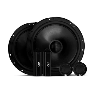 Kit 2 Vias 6 Polegadas Qa+ 100w Rms K2V-610 Mini Tweeter Painel Crossover 200w Pico Par Alto Falante em Oferta na Shopee