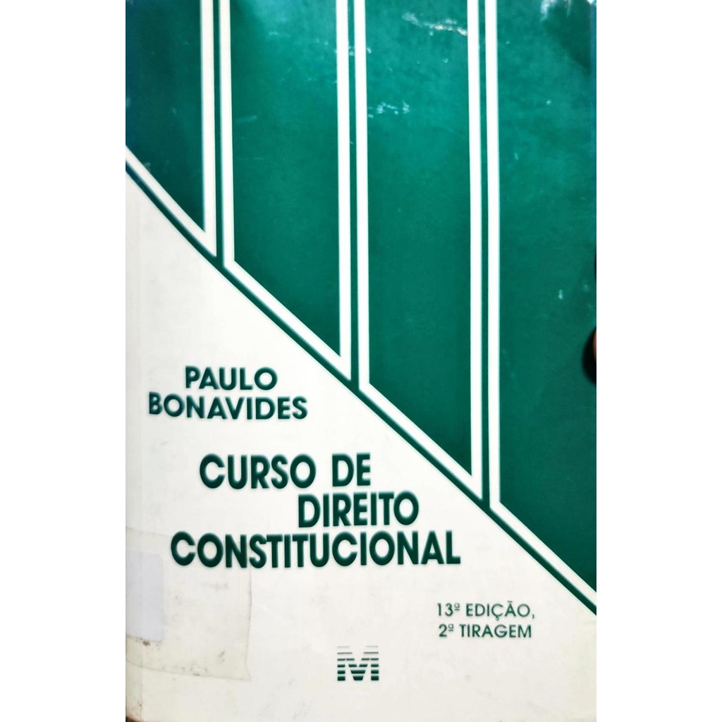 Livro Curso de direito constitucional 13ª Edição de Paulo Bonavides ...