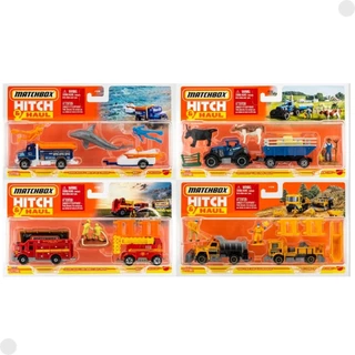 Conjunto Miniatura Matchbox Hitch & Haul C/ Acessórios - Mattel