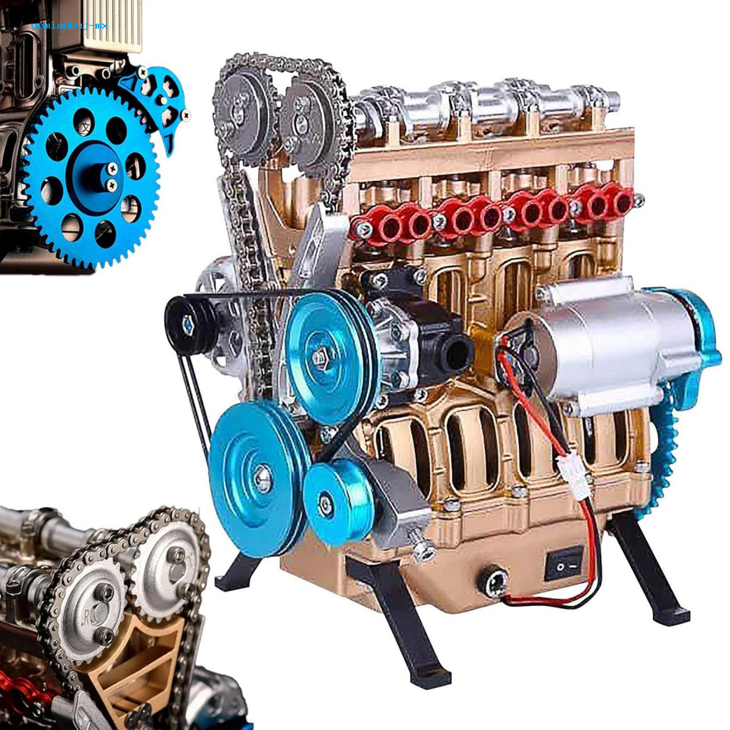 Resin Car Engine Model Study Room Decor Handmade V8 Perfect Desktop ...