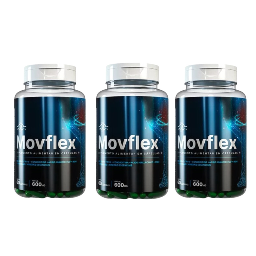 3 Movflex 60 Cápsulas cada - Envio Rápido | Shopee Brasil