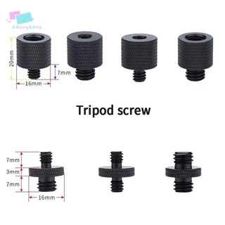 Abongbanghn 3/8 " A 1/4 " Macho Para Fêmea Rosca Parafuso Adaptador De Montagem Tripé Placa Agradável