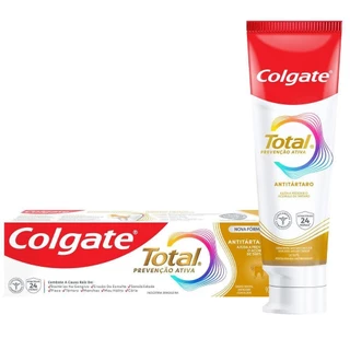 Creme Dental Colgate Total 12 Anti Tártaro 90g em Oferta na Shopee