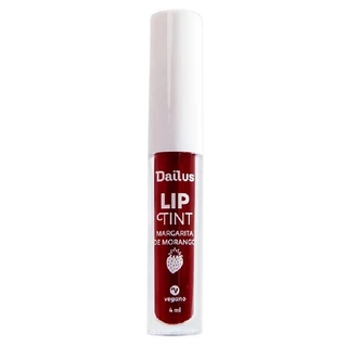 Lip Tint Gel Dailus Margarita De Morango Vermelho 4ml em Oferta na Shopee