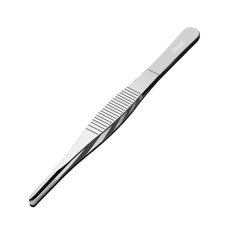 Pinça Anatômica Dissecção 15cm Aço Inox Cirúrgico Serrilha ...