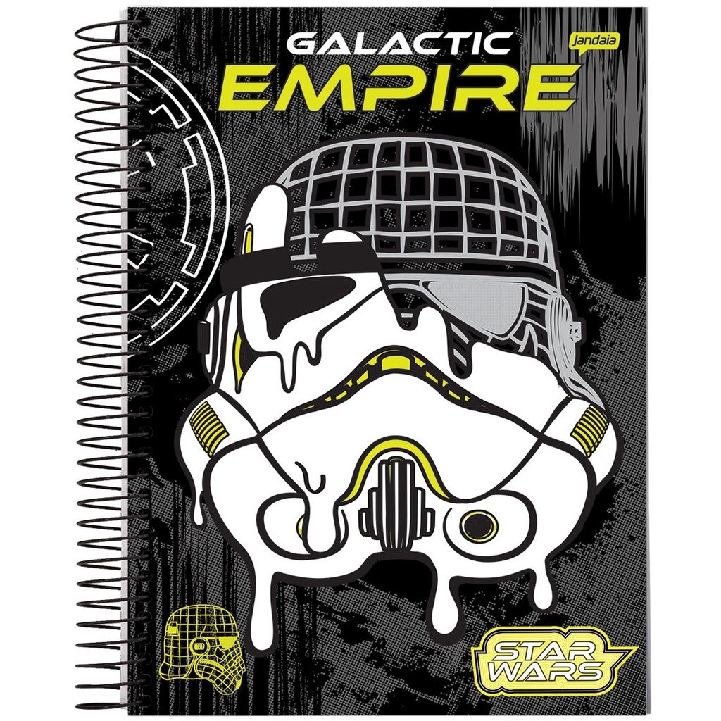 Caderno Star Wars 10 Matérias Univ. Espiral Jandaia Capa 5