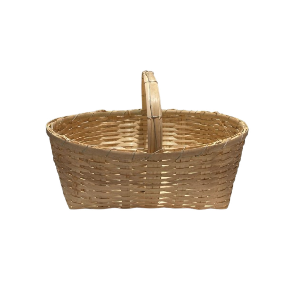 Cesta de Palha Pequena Com Alça Piquenique Verdura Artesanato | Shopee ...