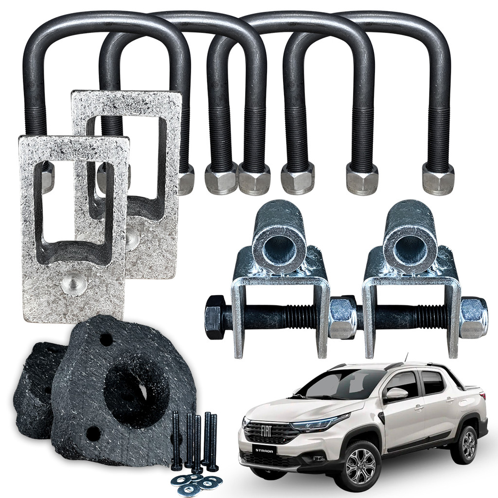 Strada 2022 2023 2024 Kit Lift de Suspensão Completo 4cm | Shopee Brasil