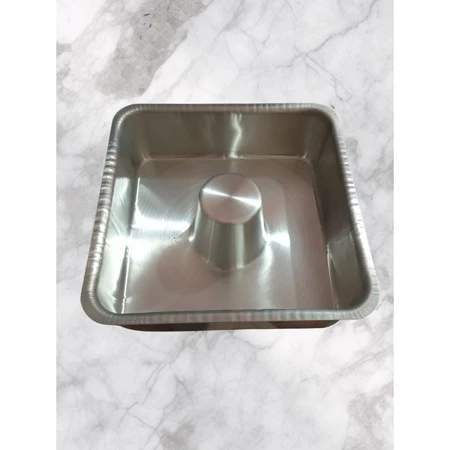 Forma Suiça Quadrada, em alumínio, tamanho 22X7