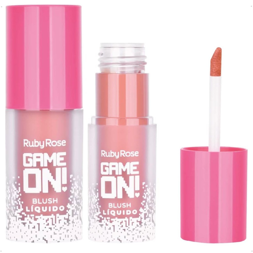 Blush Líquido Game On Ruby Rose Push Start HB-570-1 | Shopee Brasil