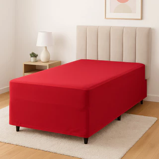 Luva para Cama Solteiro Box em Malha Gel Aurora Enxovais