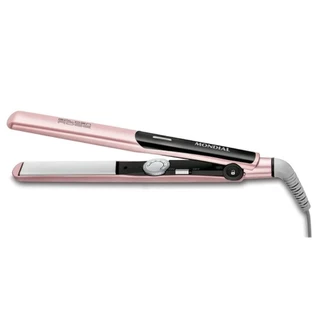 Prancha Alisadora Mondial Golden Rose/Preto 45W Bivolt - P-20 em Oferta na Shopee