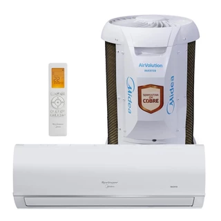 Ar Condicionado 12000 BTUs Split Hi Wall Inverter Springer Midea Frio Airvolution Connect R-32 220V