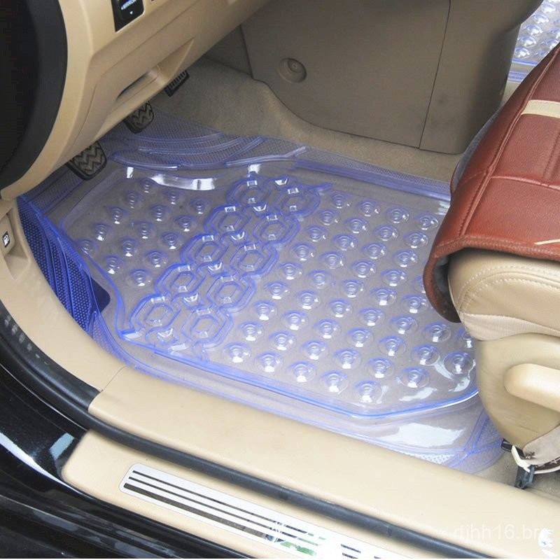 Tapetes De Piso Para Auto Azul Metálico, Diseño Checker Plate, Antideslizantes Y Resistentes – MP Essentials