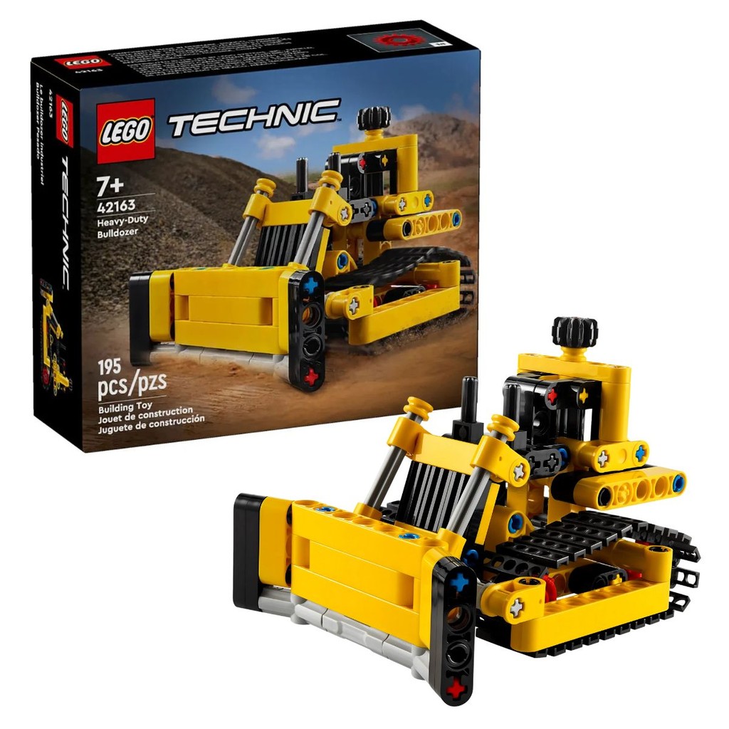 Lego Trator de Esteira Para Trabalhos Pesados Com 195 peças - 42163 em Oferta na Shopee