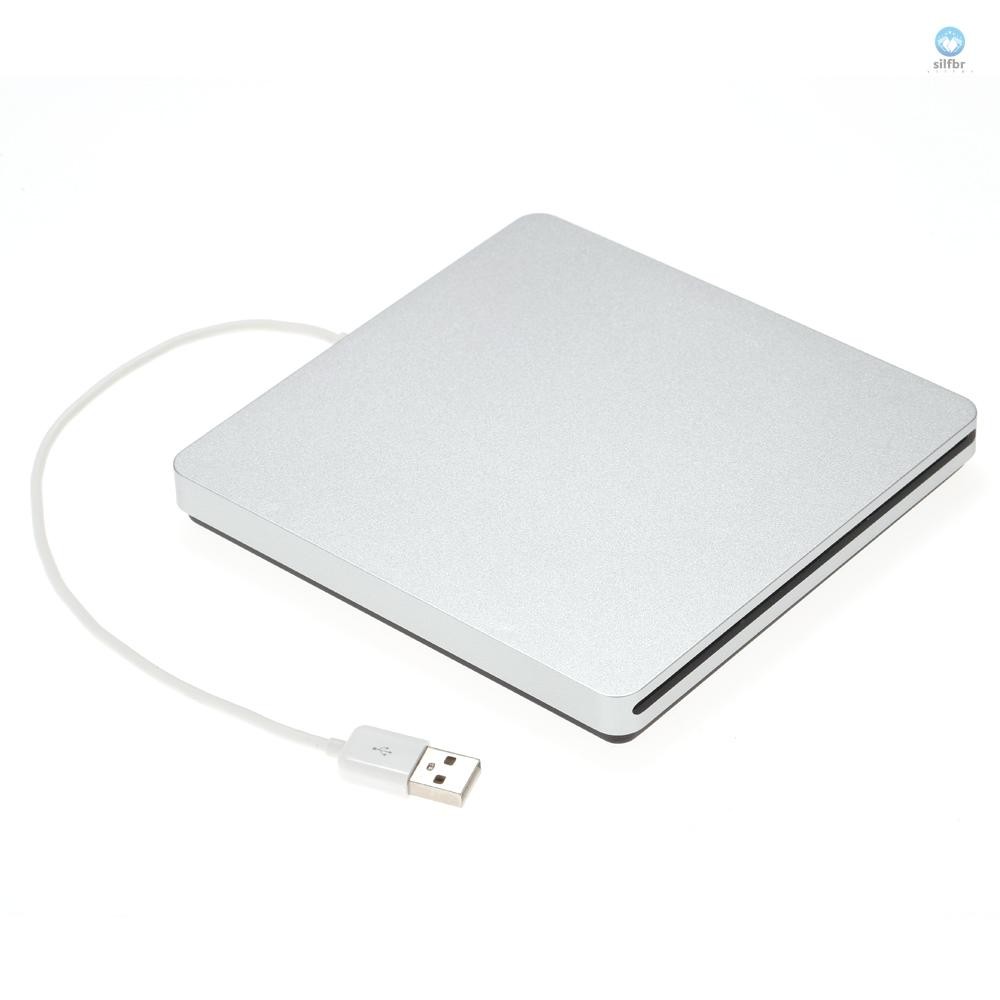 Dvd Rom Player Drive Usb 2.0 Portátil Slim Air/pro Laptop Pc Slot-in Cd ...
