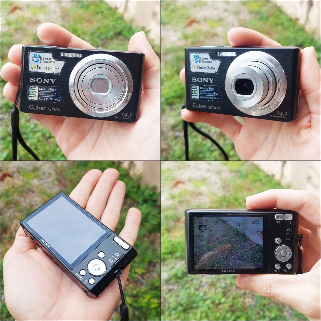 Câmera Digital Sony Cyber-Shot DSC W610 14.1MP C/ 4x de Zoom