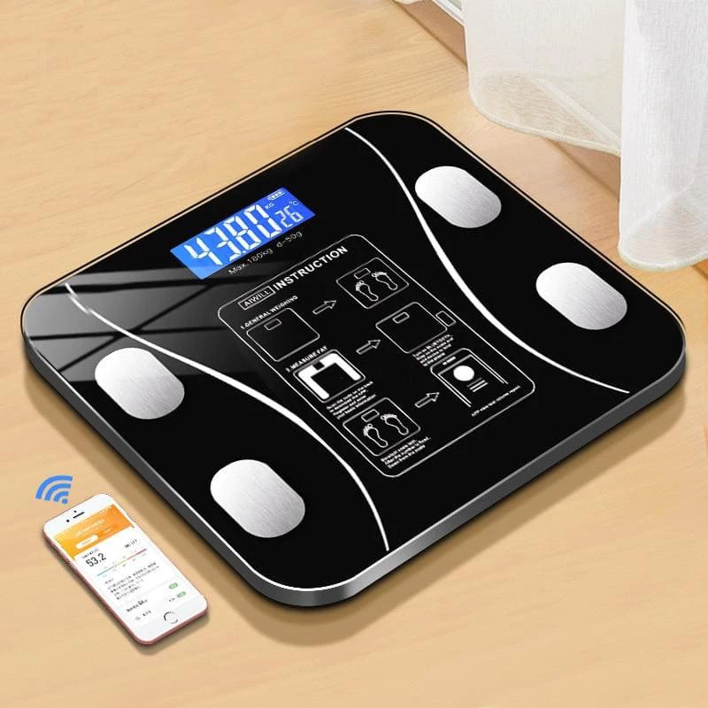 Balança Digital Inteligente: Medidor Corporal por Bioimpedância - Analisa Gordura, Massa Muscular, Peso até 180kg — foto 4