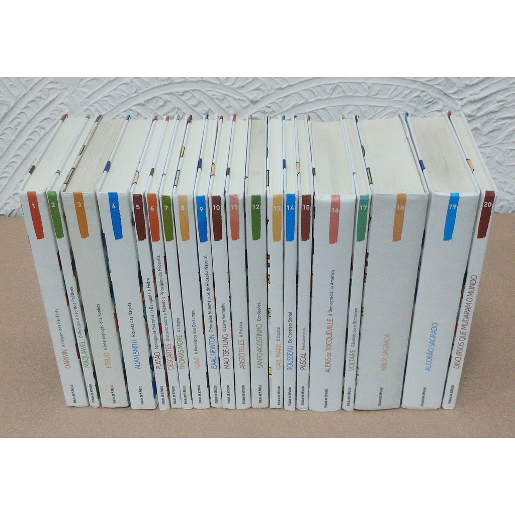 Coleção Folha Livros que Mudaram o Mundo - 20 Volumes de Folha de S ...