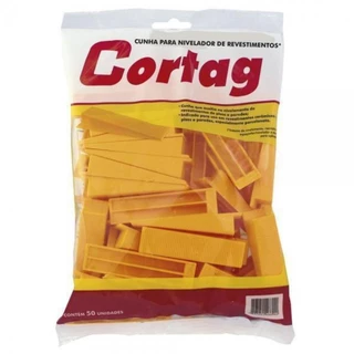 Cunha De Nivelamento De Piso 50 Peças Ajuste para a Instalação de pisos Cerâmicos - Cortag em Oferta na Shopee
