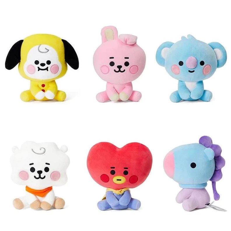 K-POP・アジア BTS bt21 cooky shooky Funko Pop! BT21 Koya Rj Shooky Mang Chimmy Tata & Cooky 7 Pack