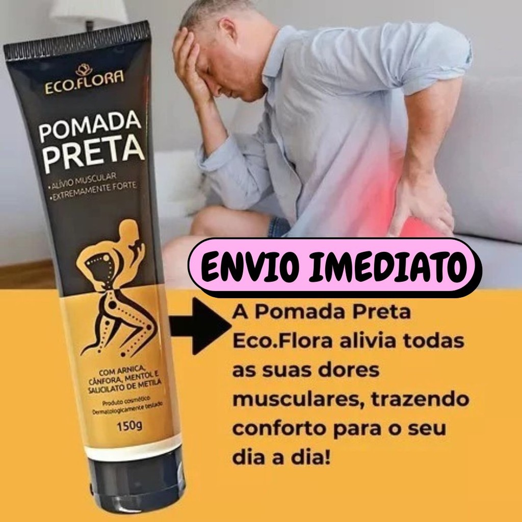 POMADA PARA DORES E INFLAMAÇÃO NO CORPO ECO FLORA 150G | Shopee Brasil