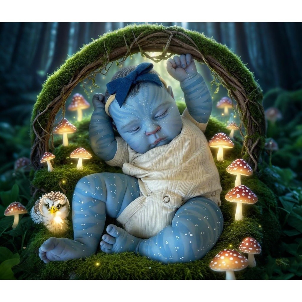 Bonecas Reborn Realistas-Bebê Menina De Silicone De 18 Polegadas , Recém-Nascido Realista , Vida Real , Vinil De Corpo I