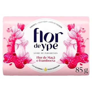 Sabonete Ypê Flor de Maça e Framboesa 85g Embalagem com 12 Unidades em Oferta na Shopee