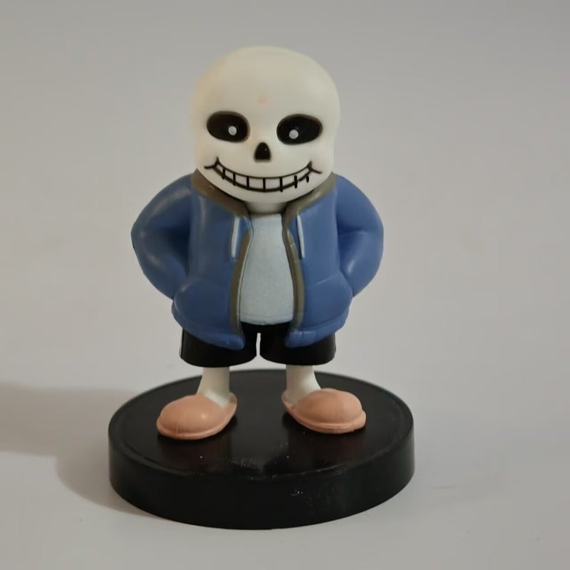 Figura UNDERTALE De 7 Cm Flowey Sans Q Versão PVC Action Figure